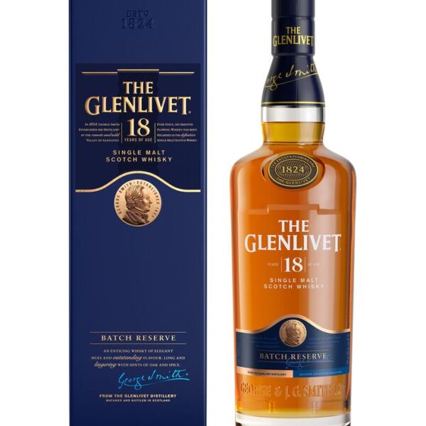 The Glenlivet 18 Year Single Malt Scotch Whiskey