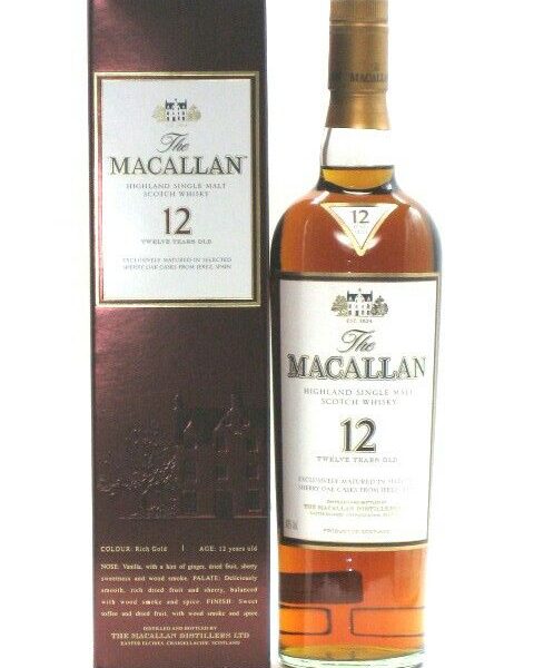The Macallan Sherry Oak 12 Years Old Scotch Whisky 750mL
