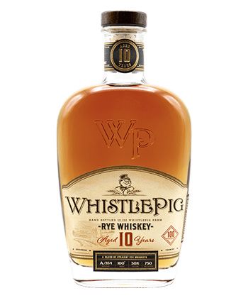 WhistlePig 10 Year Old Small Batch Rye Whiskey 750mL